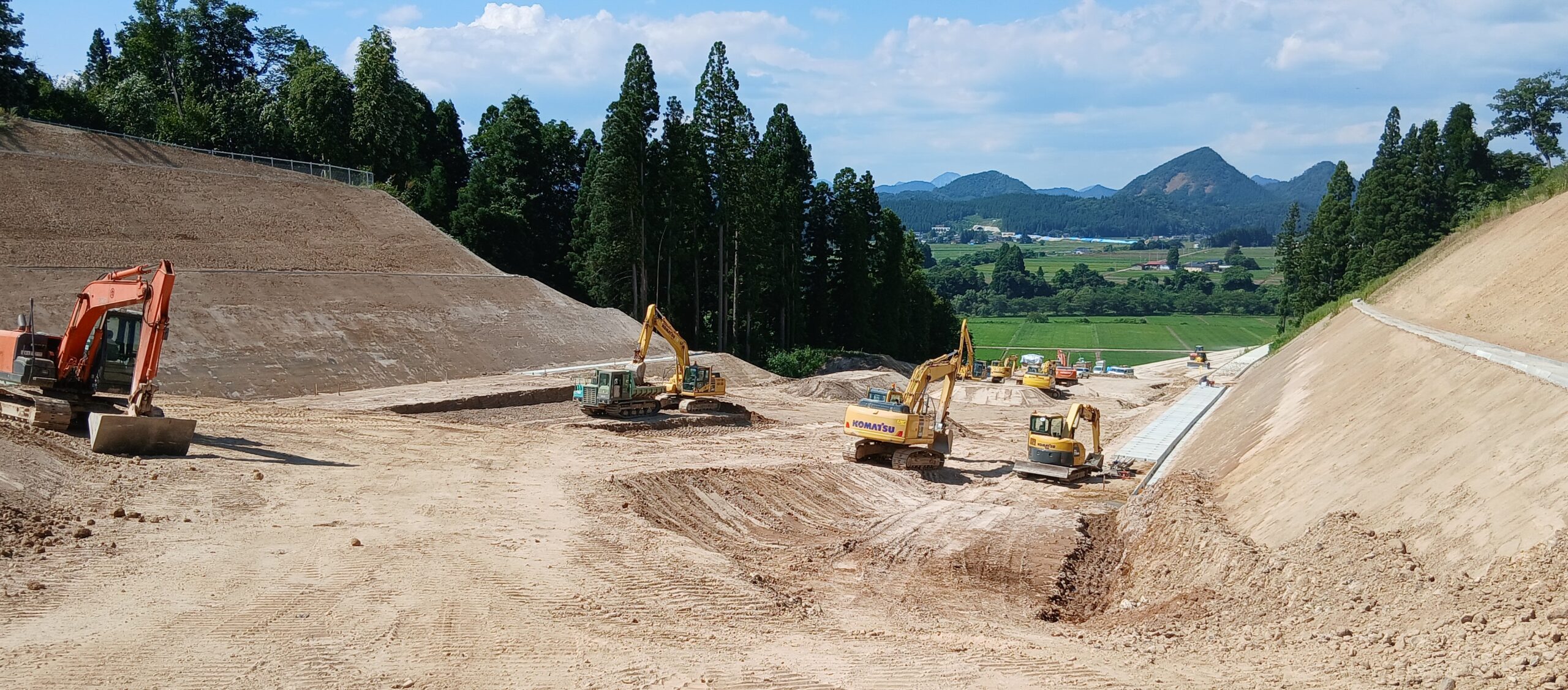 上台地区道路改良工事